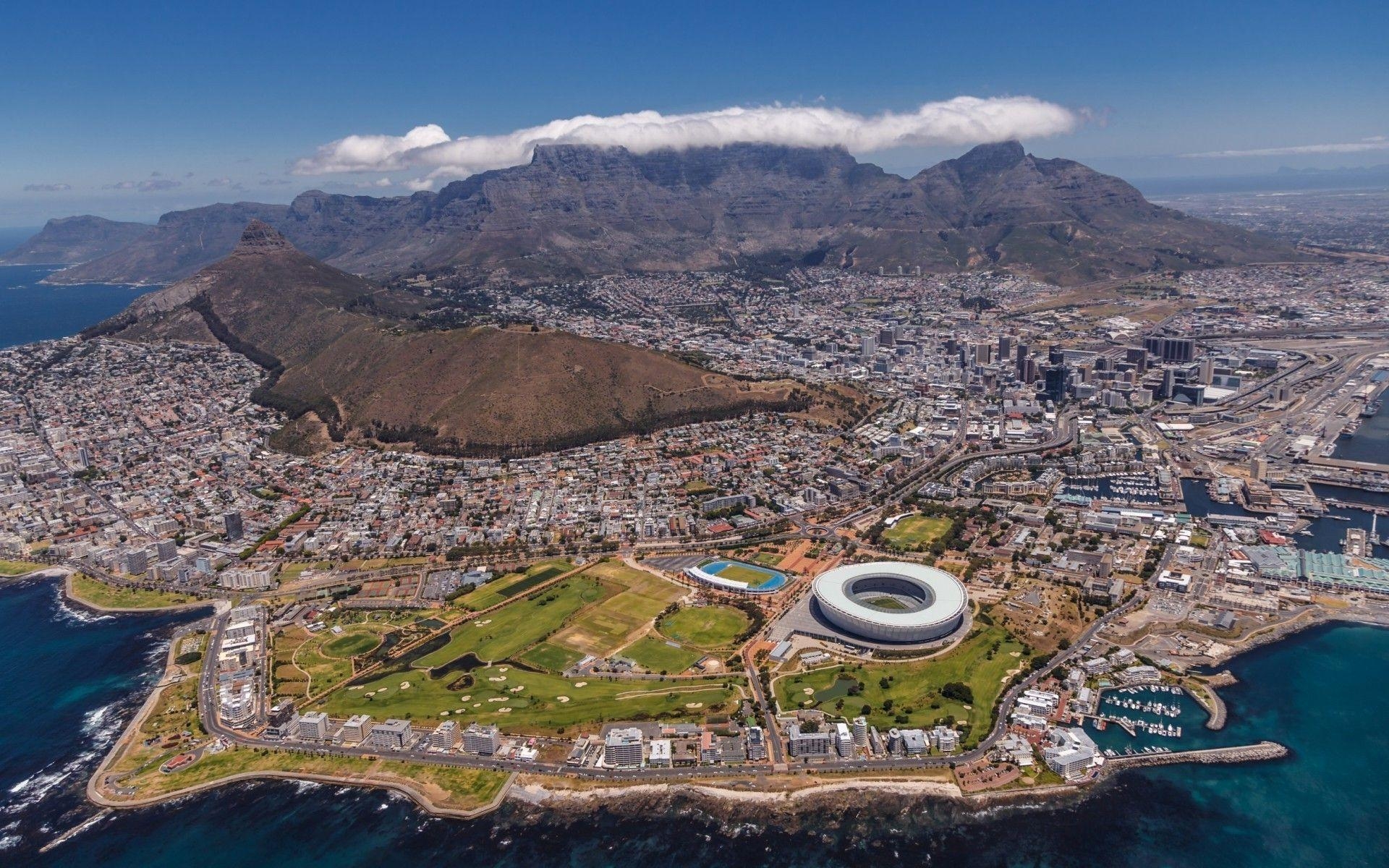 Tafelberg, Stadtbild, Landschaft, Kapstadt, Stadion, 1920x1200 HD Desktop