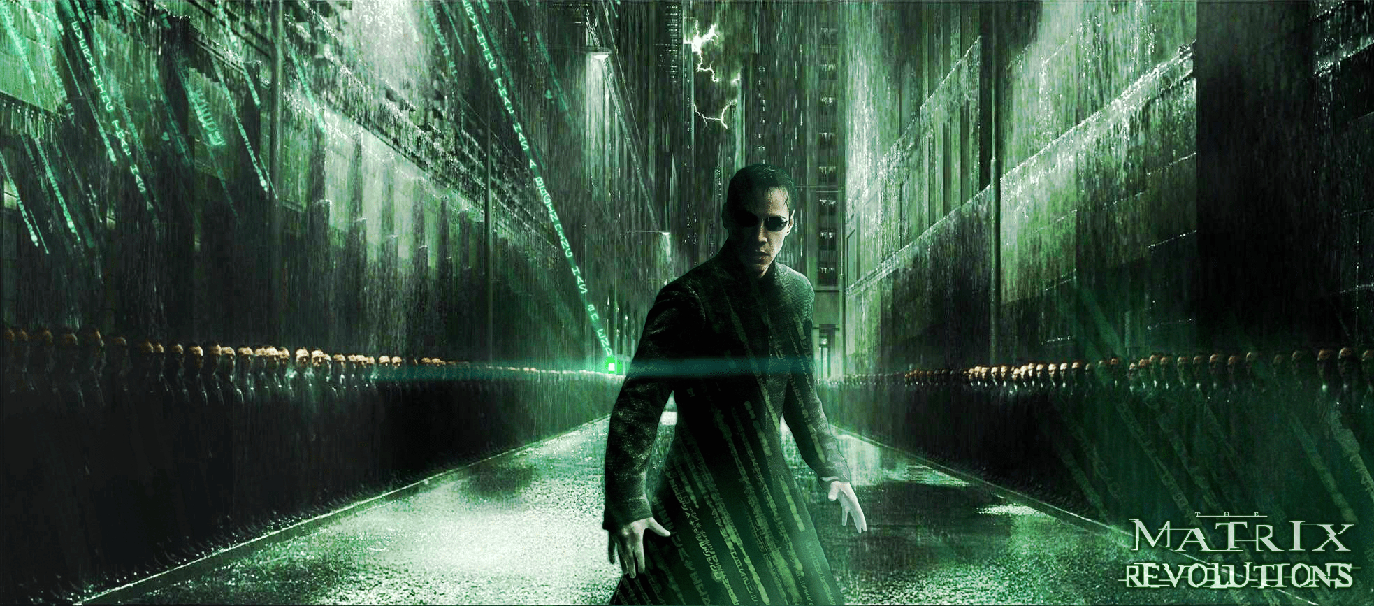 Matrix Filme, Revolutionen, HD, Sci-Fi, Neo, 1970x870 Dual Screen Desktop