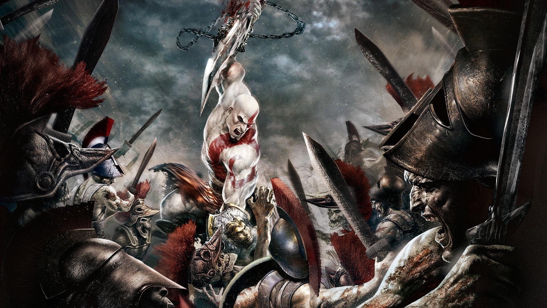 God of War 3, HD, 1080px, Kratos, Mythen, 1920x1080 Full HD Desktop