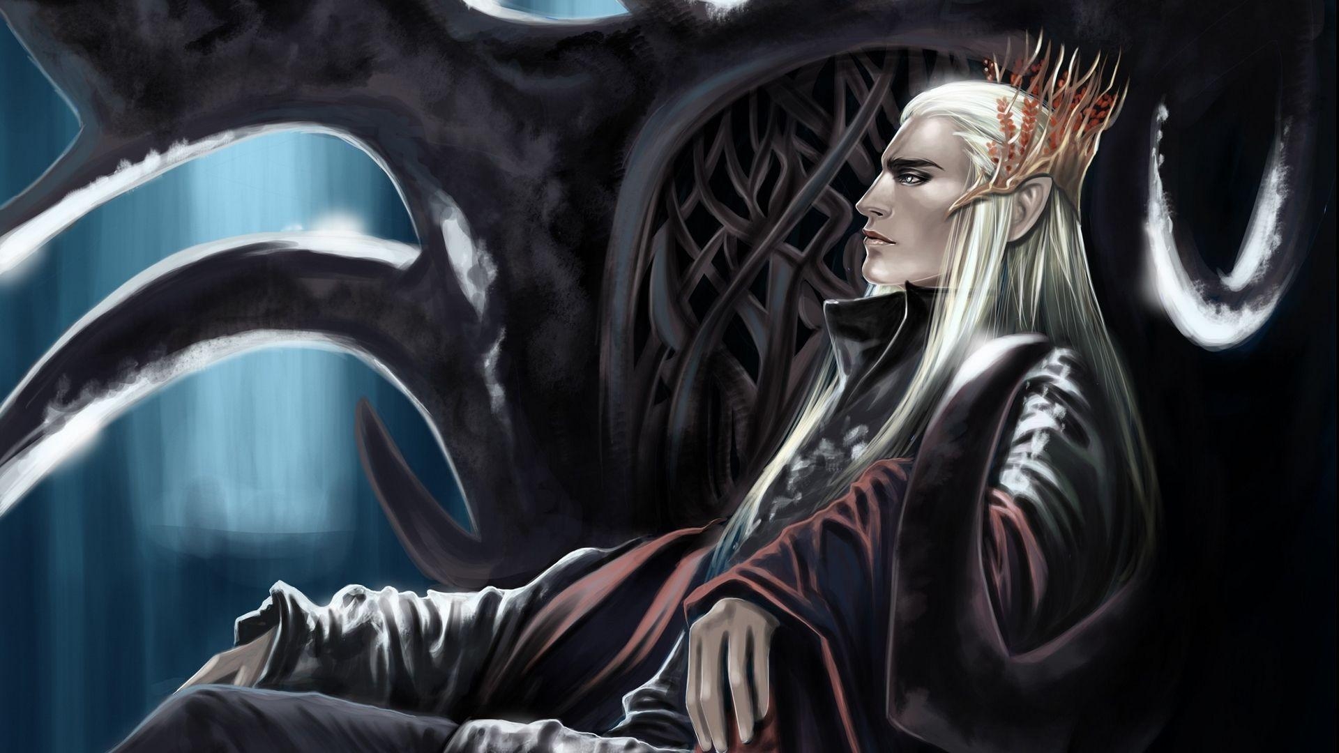 Fantasy, Thranduil, Mirkwood, Elben, Hintergrund, 1920x1080 Full HD Desktop