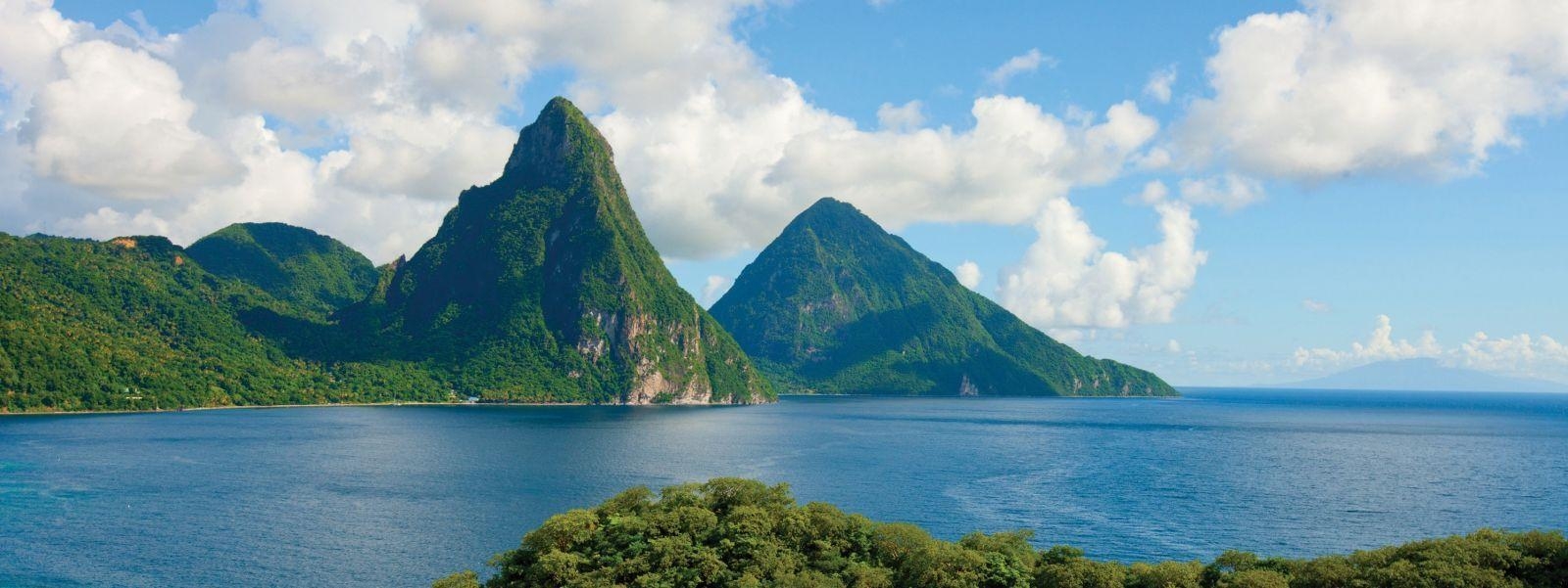 St. Lucia, Rückkehr, Karibik, Paradies, 1600x610 Dual Screen Desktop