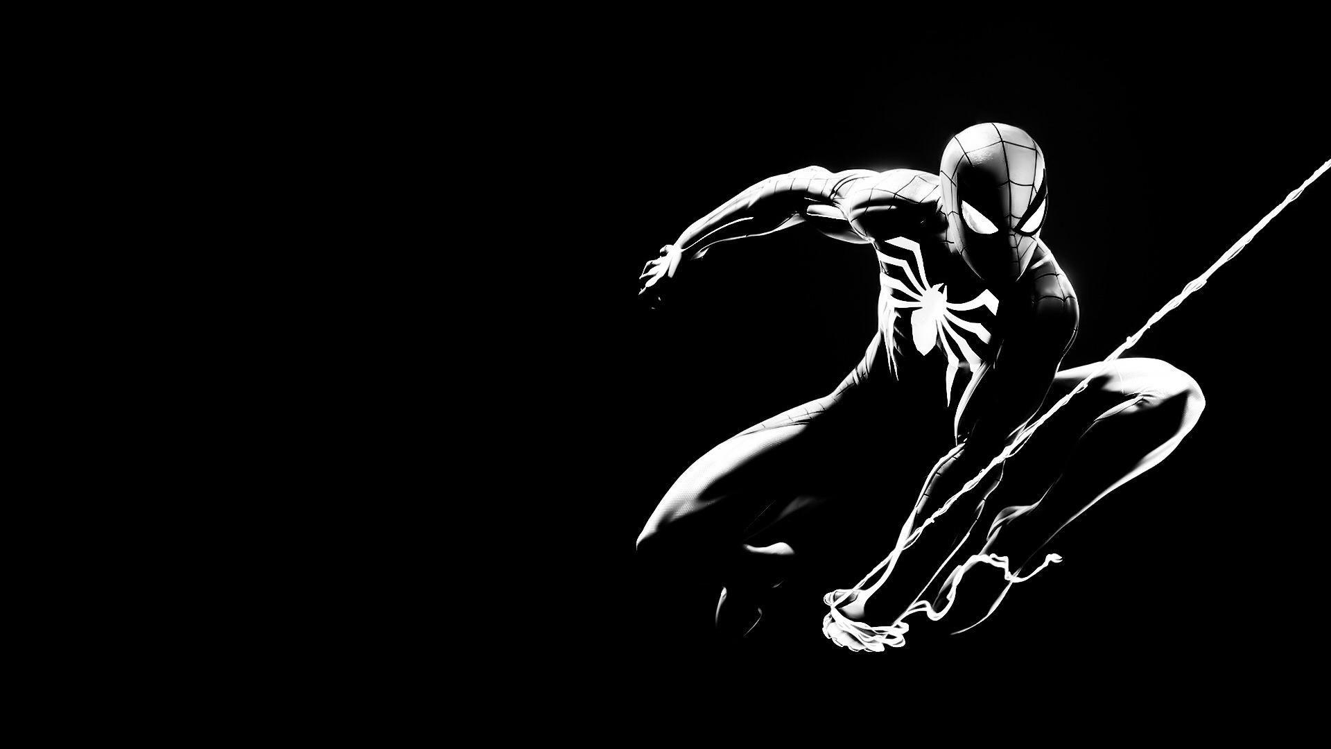 Spider-Man, Schwarz, Telefone, Desktops, Superheld, 1920x1080 Full HD Desktop