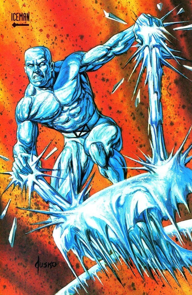 Iceman, Joe Jusko, Marvel, Comics, Charakter, 740x1130 HD Handy