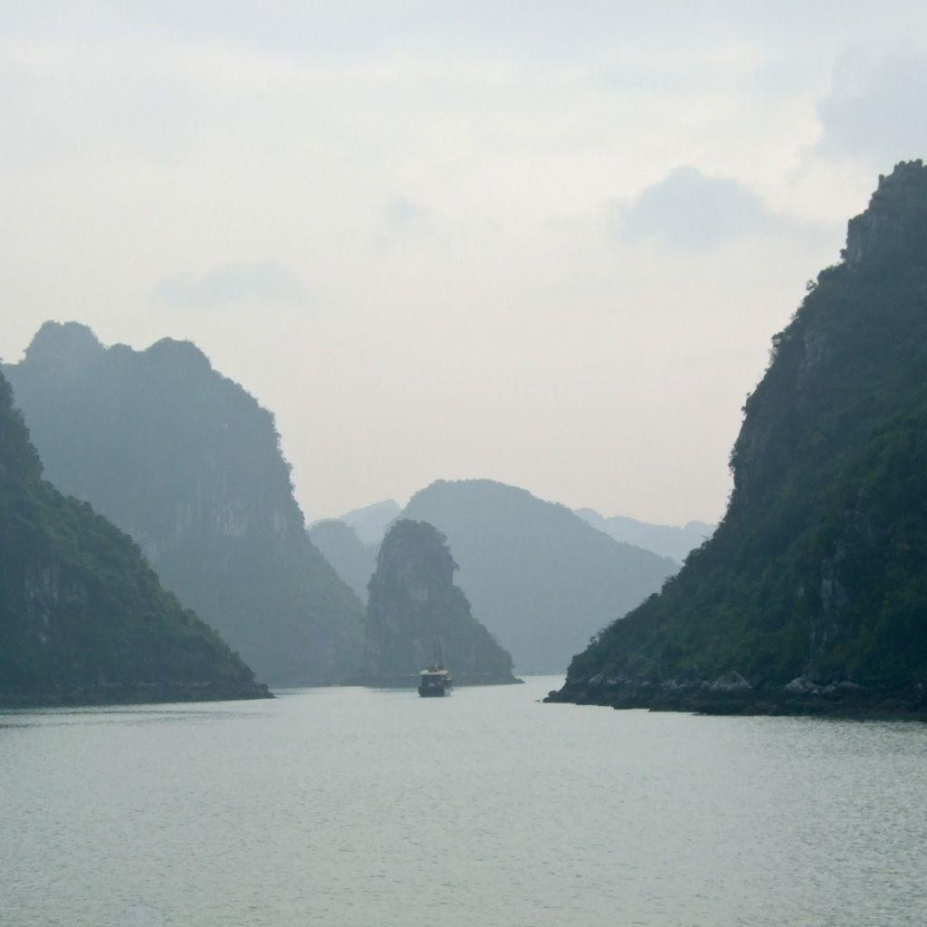 Ha Long Bucht, Landschaft, iPad, Vietnam, 1030x1030 HD Handy