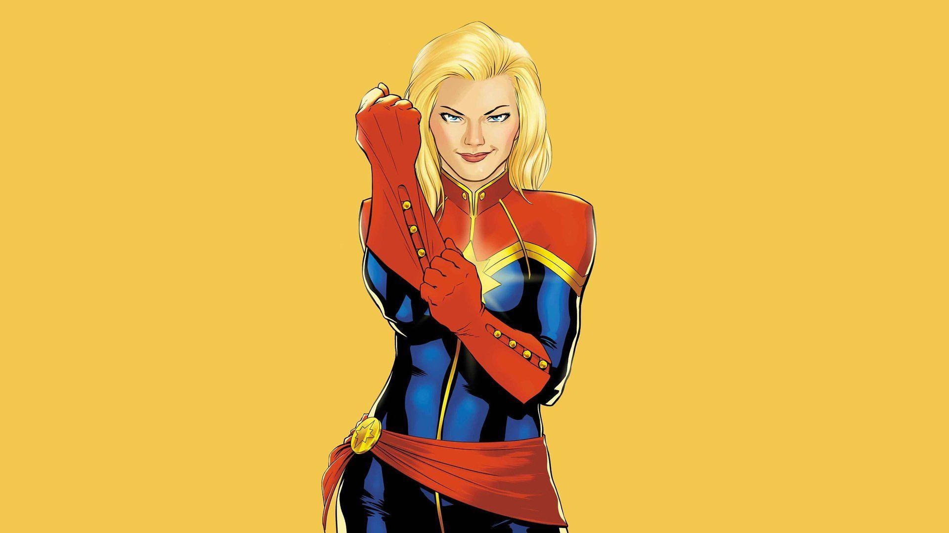 Captain Marvel, Comics, Superheldin, HD, Hintergrund, 1920x1080 Full HD Desktop