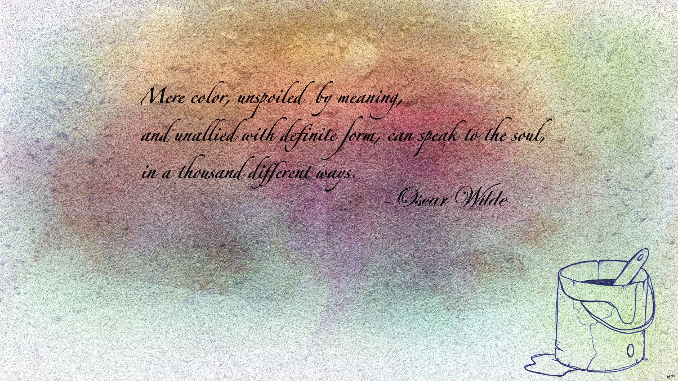 Oscar Wilde, Kunst, Literatur, Worte, Inspiration, 2560x1440 HD Desktop