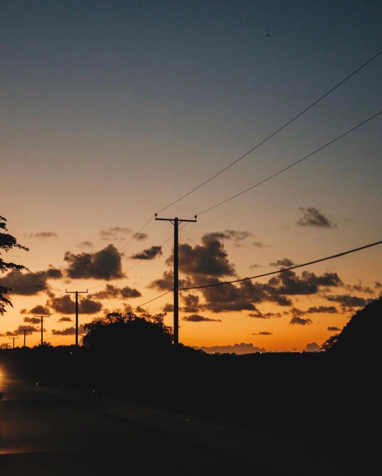 Saint Lucia, Sonnenuntergang, Autofahrt, Landschaft, Ästhetik, 1250x1550 HD Handy