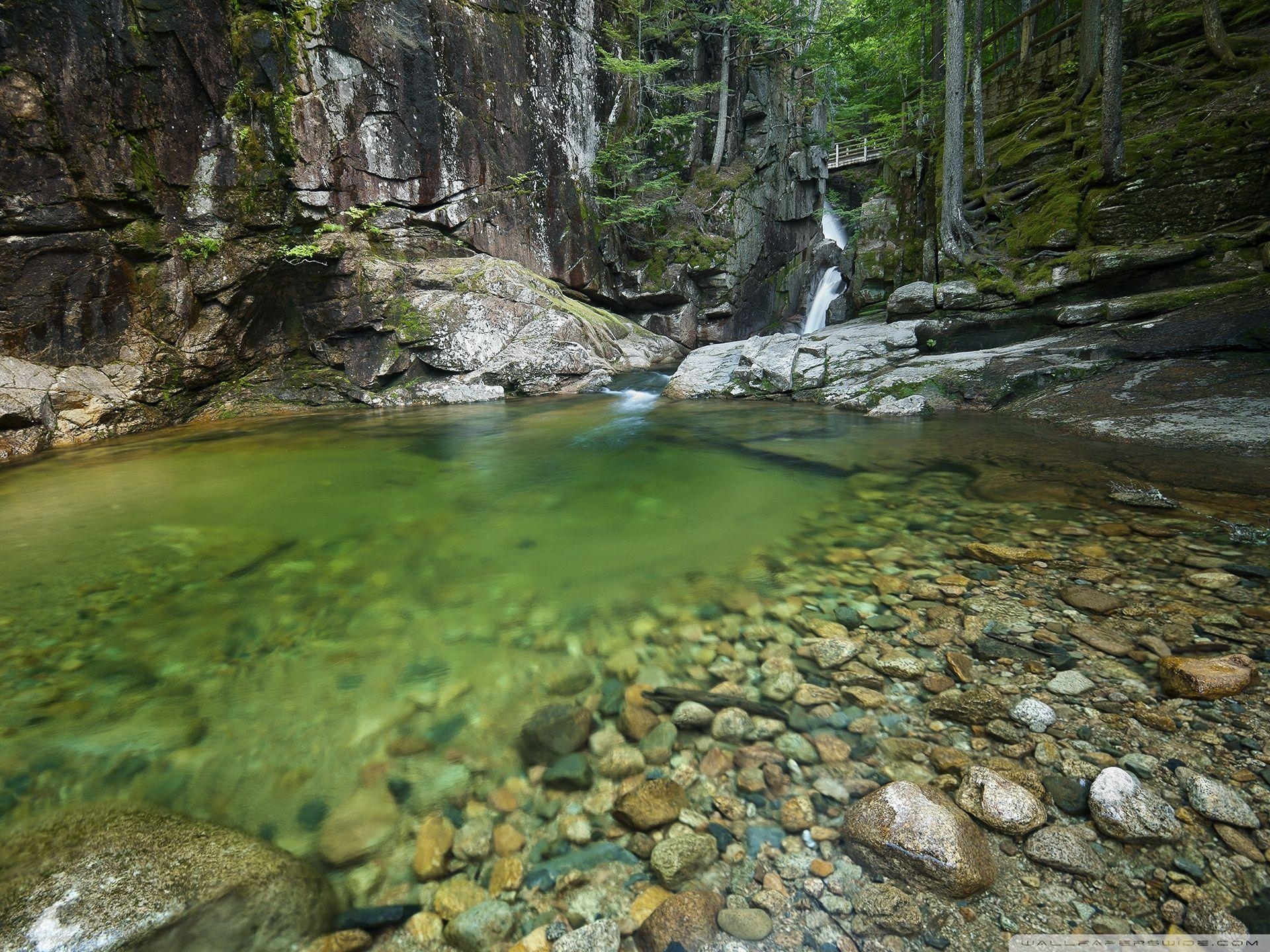 Sabbaday Falls, New Hampshire, 4K HD, Natur, USA, 1920x1440 HD Desktop