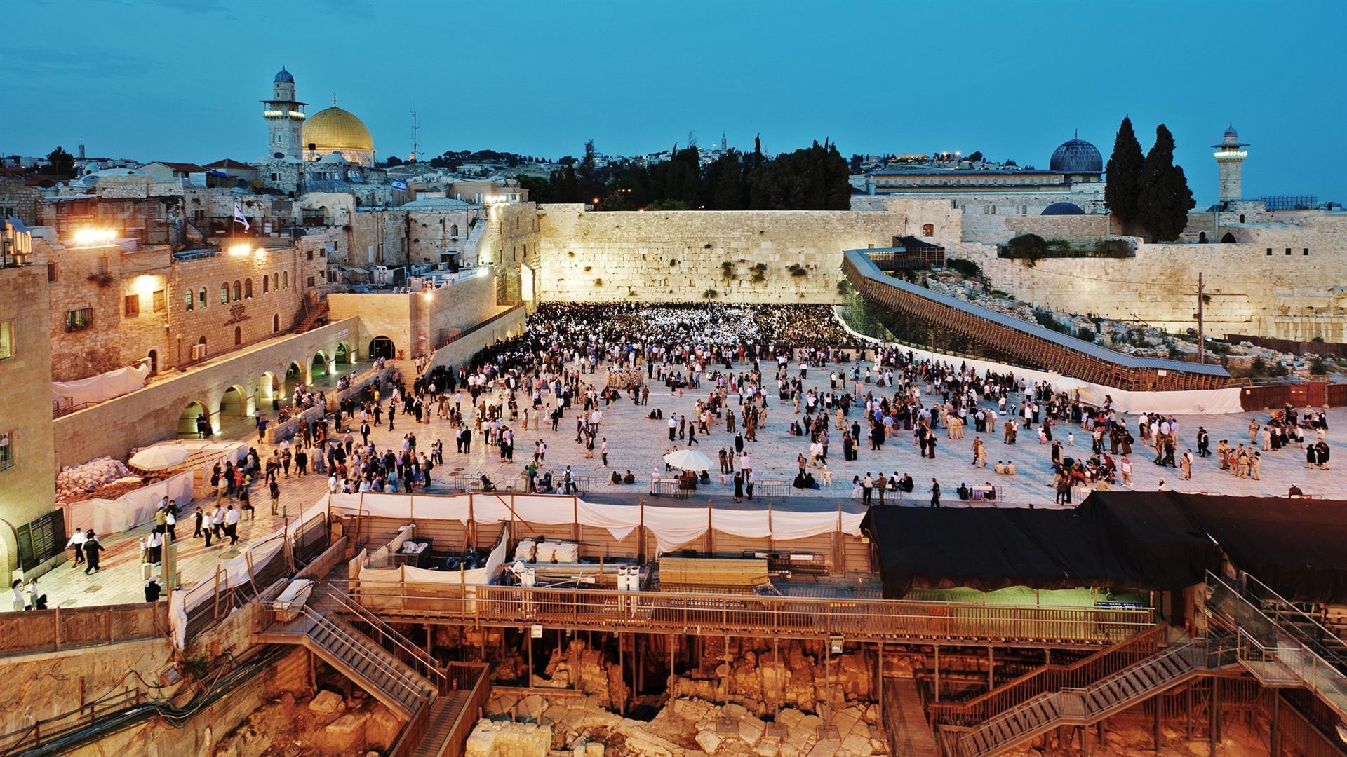 Jerusalem Reisen, Skyline, Historisch, Fotografie, 1920x1080 Full HD Desktop