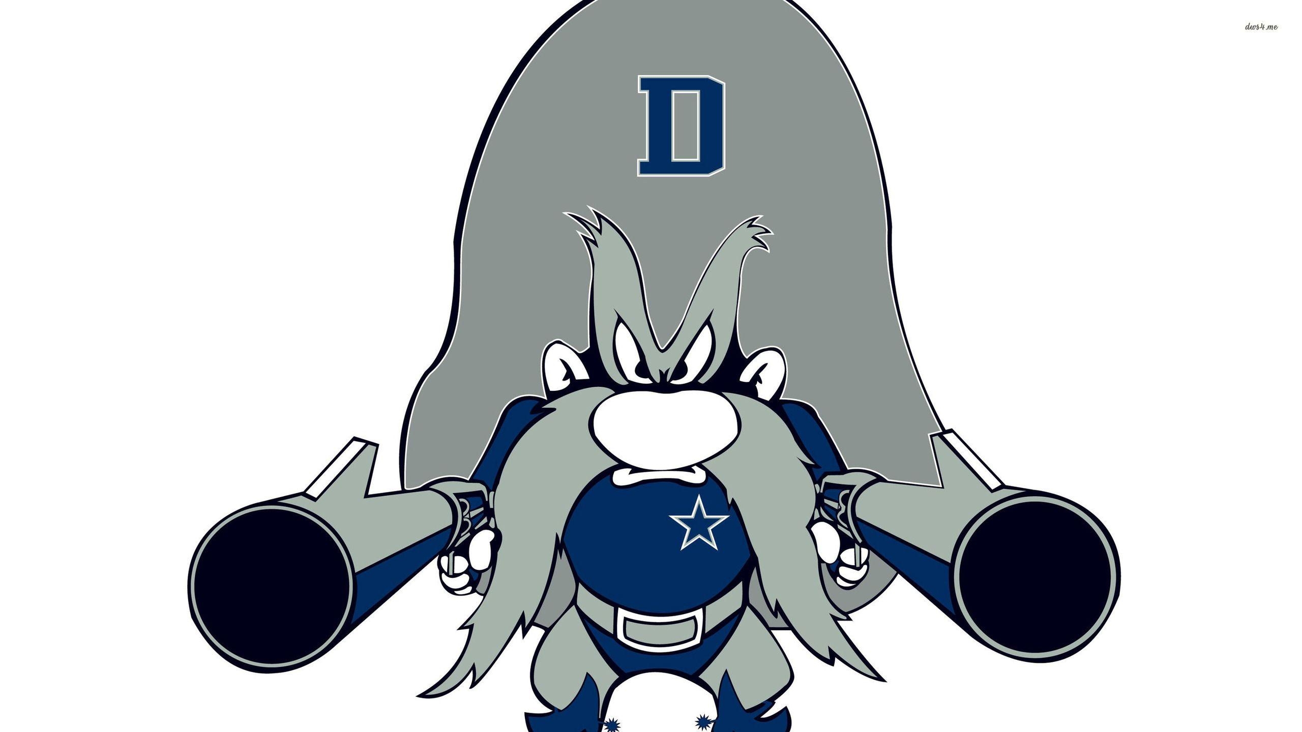 Yosemite Sam, Dallas Cowboys, Cartoon, Uniform, 2560x1440 HD Desktop