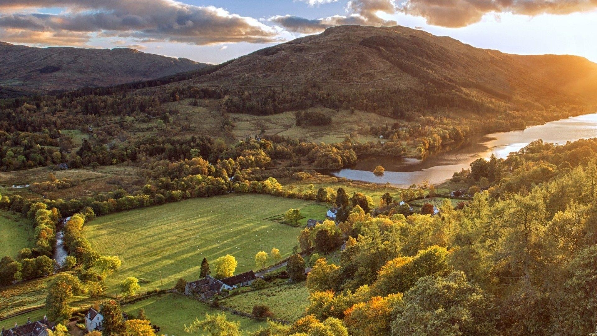 Naturwunder, Schottland, Erbe, Glen Coe, isoliert, 1920x1080 Full HD Desktop