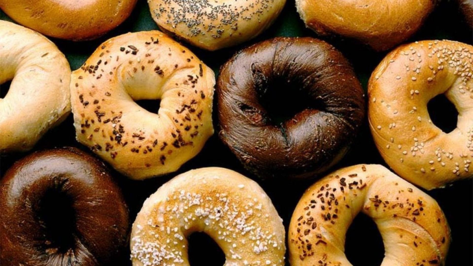 Bagel, Essen, Frühstück, Snack, Brot, 1920x1080 Full HD Desktop