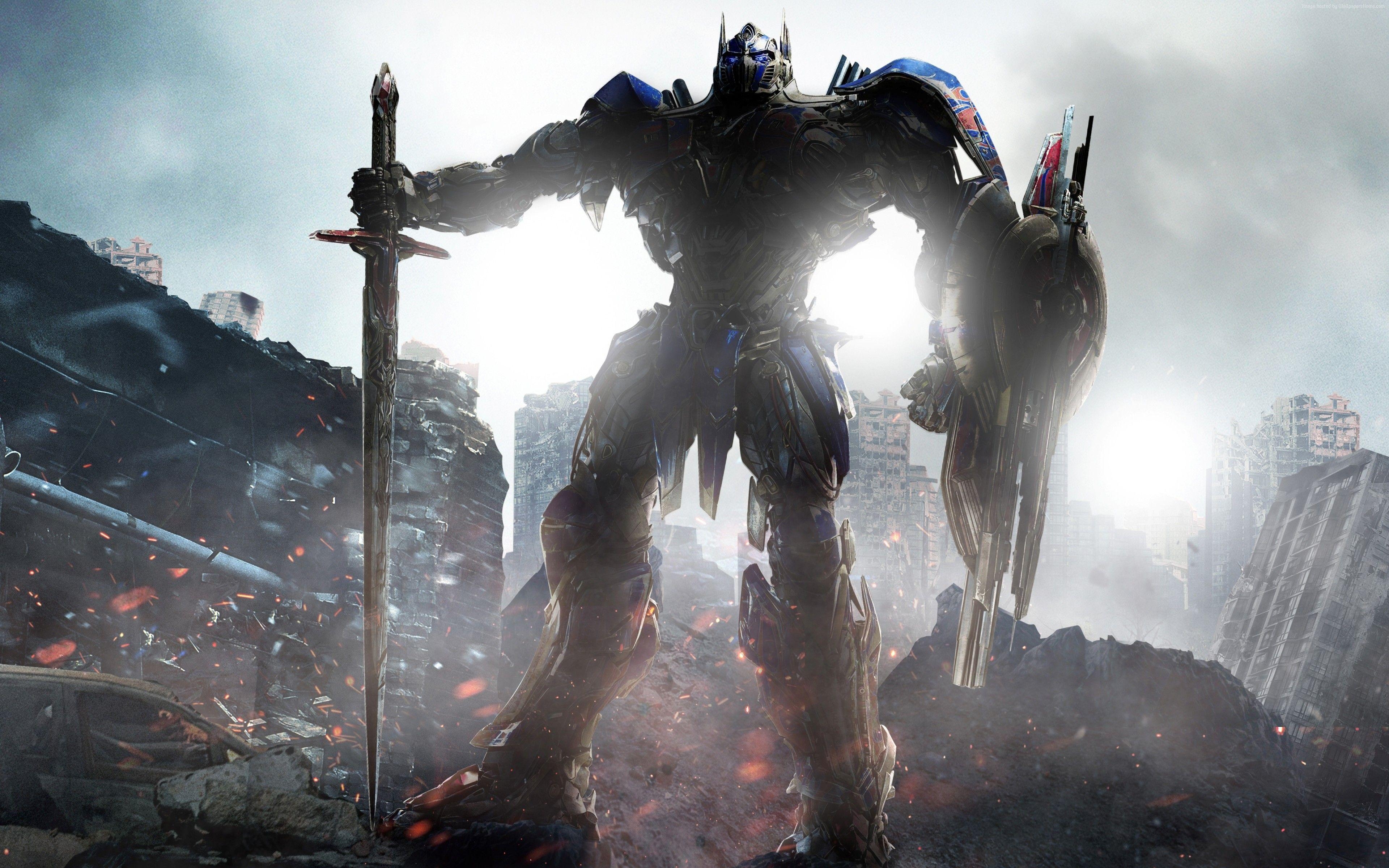 Optimus Prime, Transformers, Der letzte Ritter, 4K, Film, 3840x2400 4K Desktop