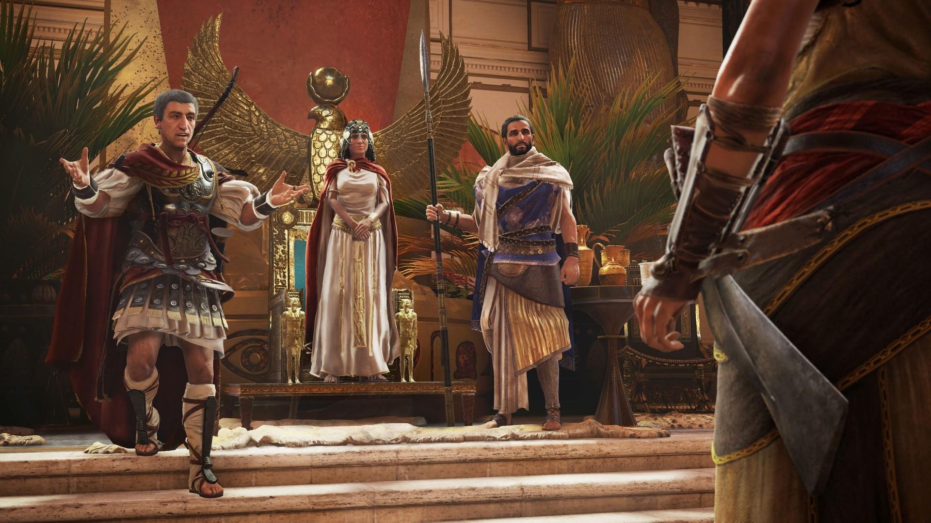 Cleopatra, Caesar, Assassins Creed, Ägypten, Geschichte, 1920x1080 Full HD Desktop