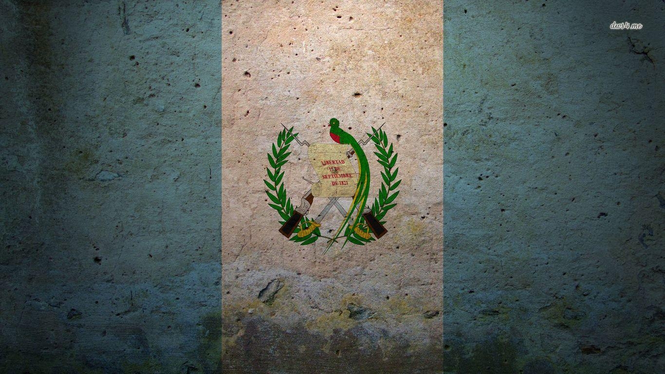 Flagge, Guatemala, Kunst, Hintergrund, Tapete, 1370x770 HD Desktop