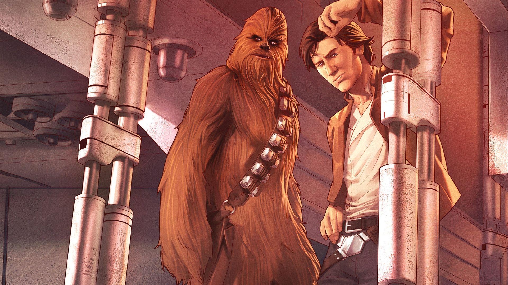 Han Solo, Star Wars, Chewbacca, Superhelden, HD, 1920x1080 Full HD Desktop