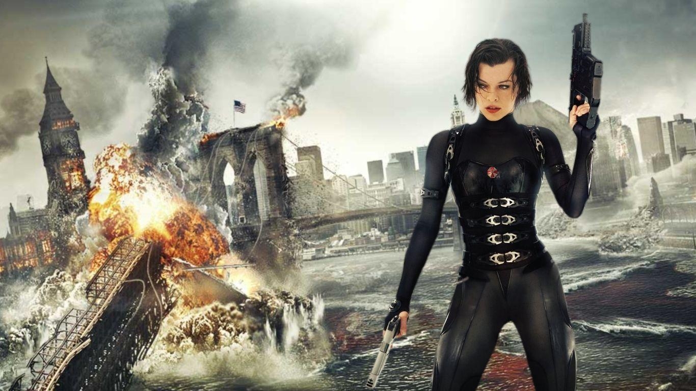 Resident Evil, Retribution, Alice, Action, HD, 1370x770 HD Desktop