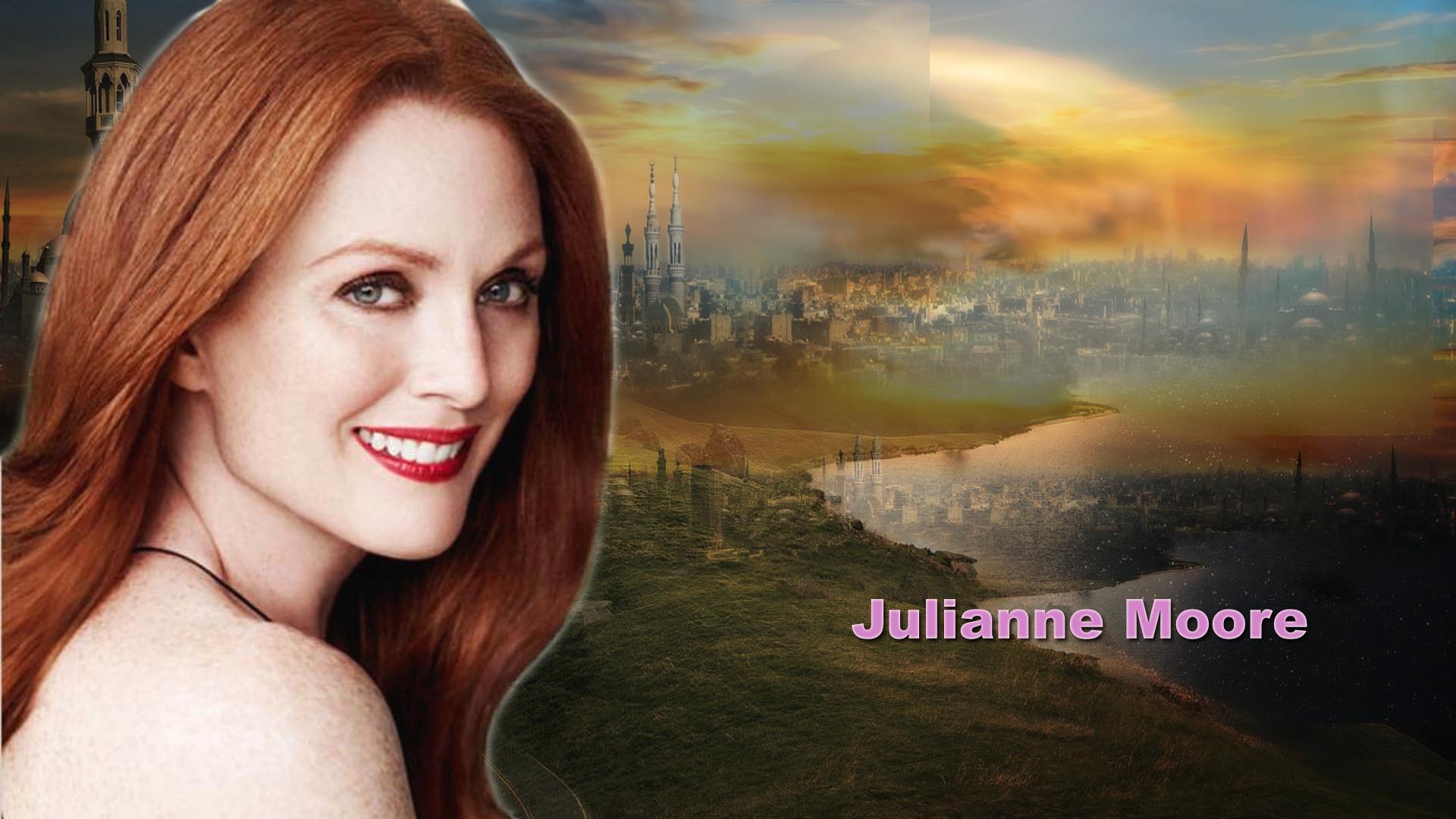 Julianne Moore, hochauflösend, Bild, Darstellerin, Schauspiel, 1920x1080 Full HD Desktop