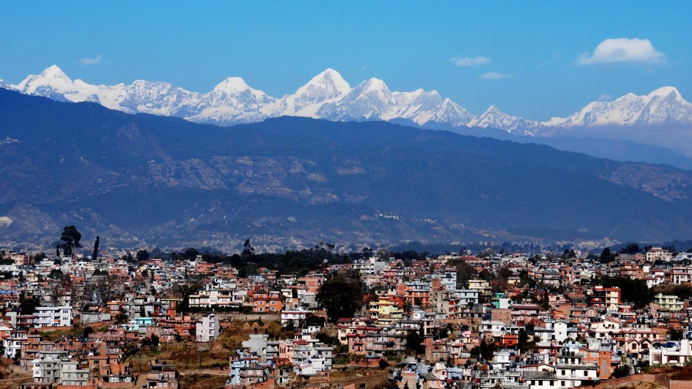 Kathmandu, Nepal, Stadt, Kultur, 1370x770 HD Desktop