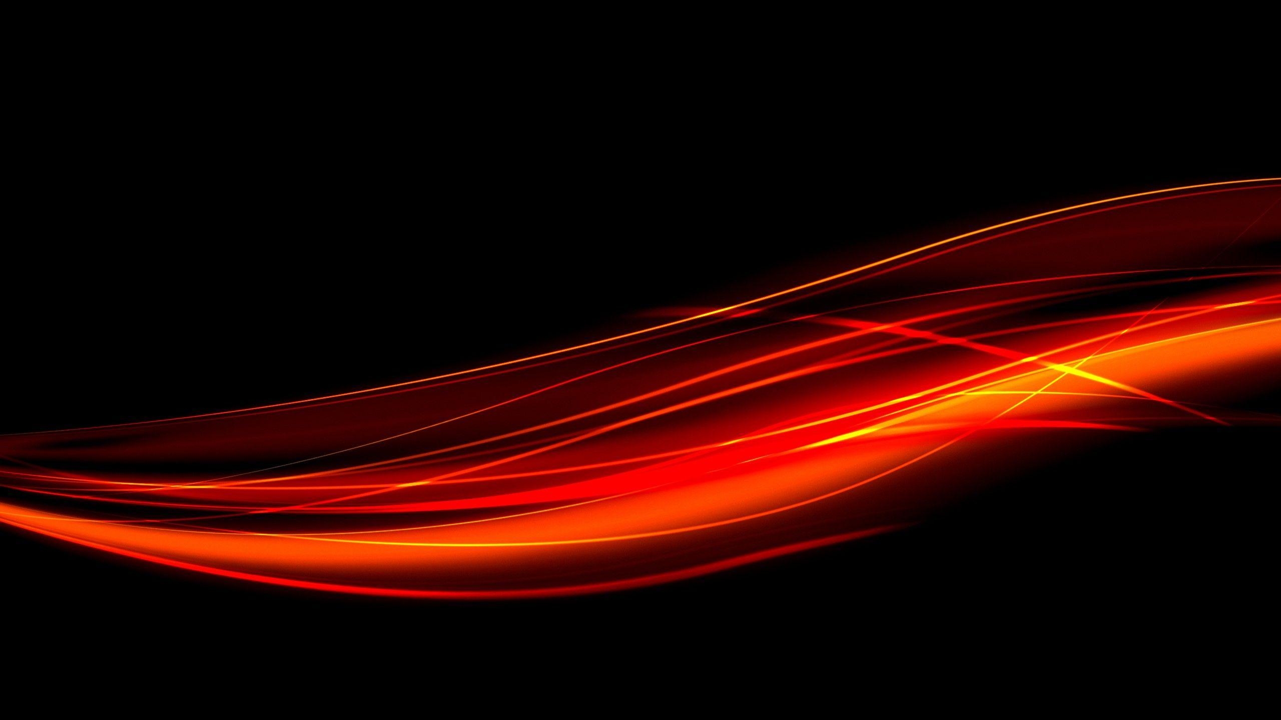 Orange, Schwarz, 01, kontrastreich, Hintergrund, 2560x1440 HD Desktop