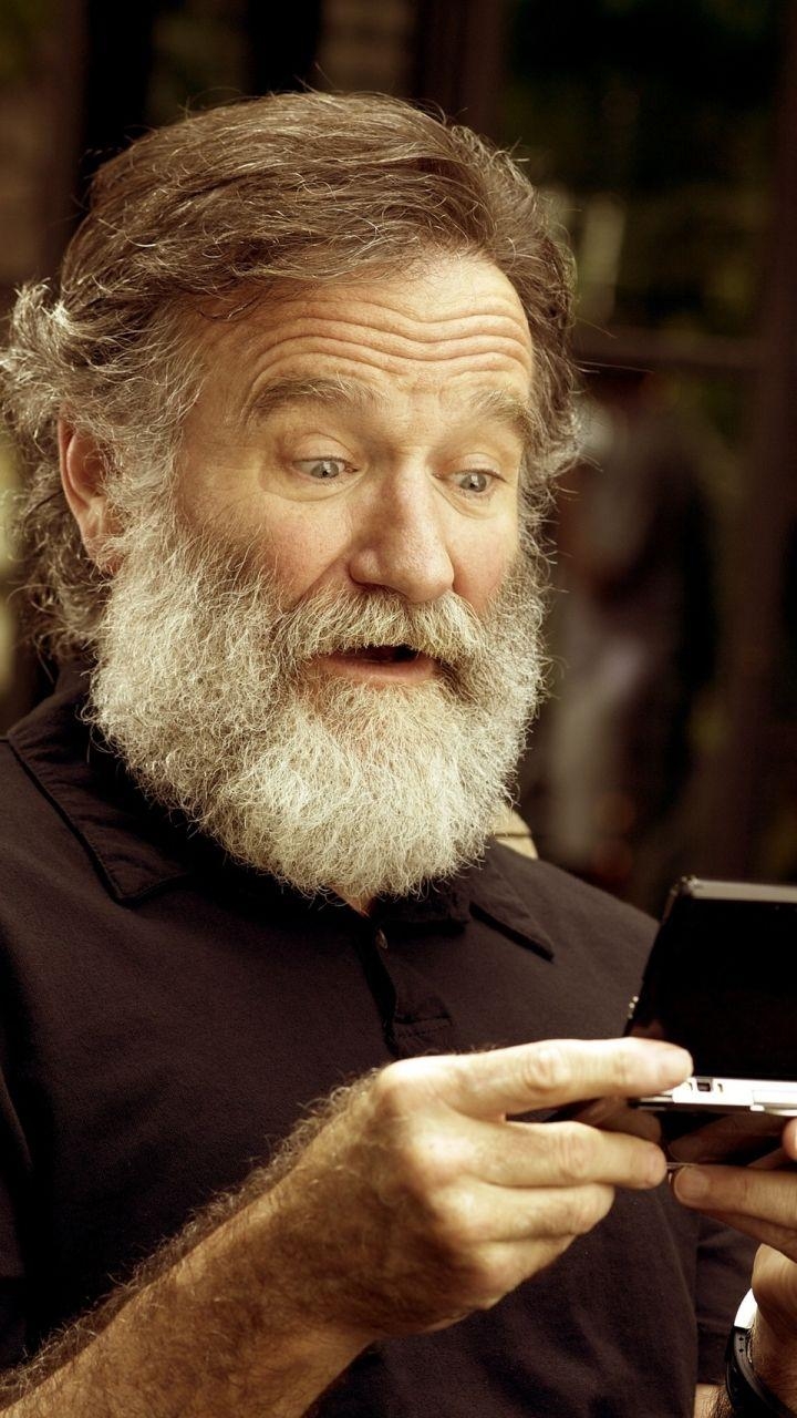 Robin Williams, Berühmtheitsfoto, Schauspiellegende, Komiker, Talent, 720x1280 HD Handy