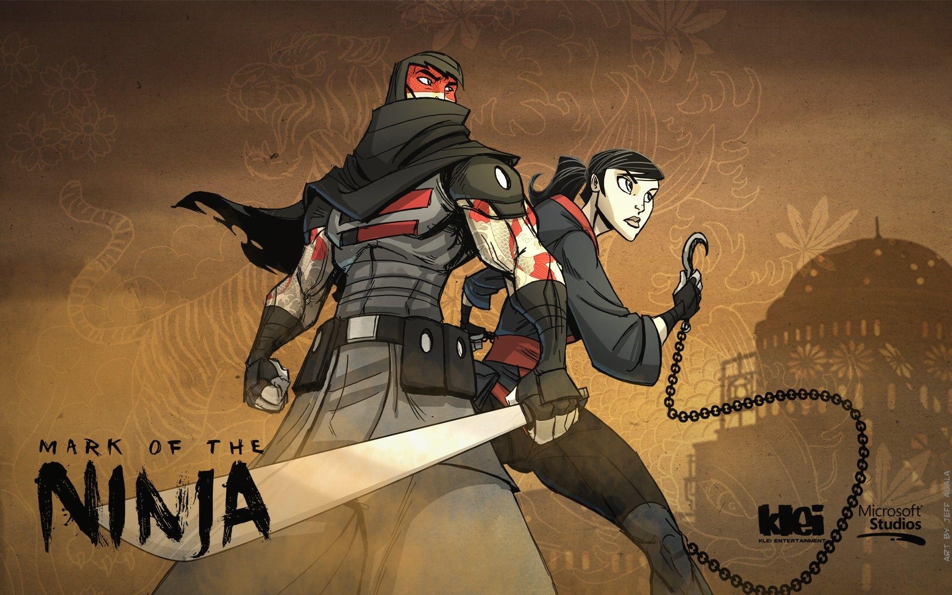 Ninja, Artwork, Mark of the Ninja, Videospiele, Bild, 1920x1200 HD Desktop