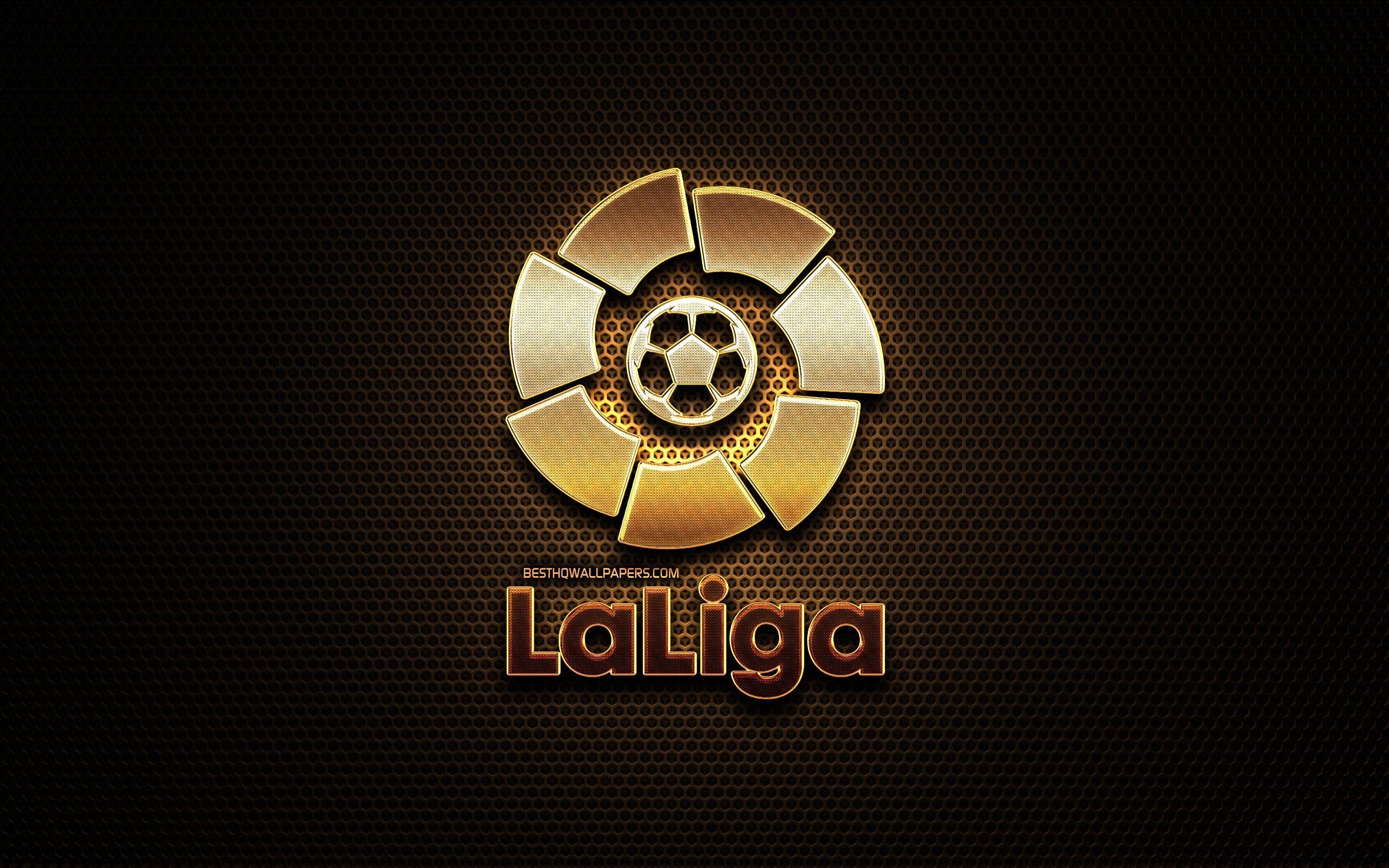 La Liga Logo, Fußball, Glitter, Liga, Spanien, 2560x1600 HD Desktop