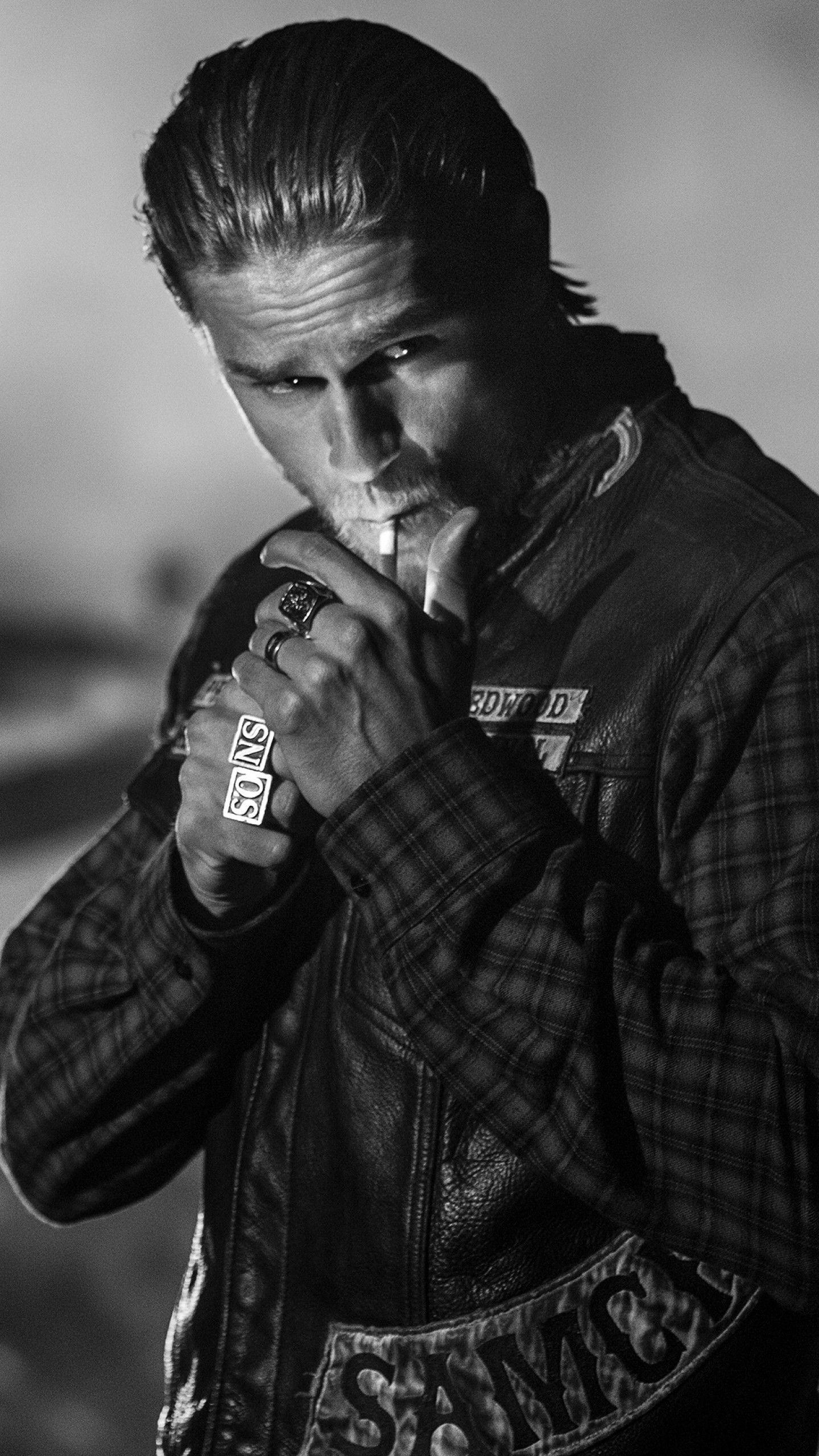 Sons of Anarchy, Jax Teller, Charlie Hunnam, Drama, Motorrad, 1440x2560 HD Handy