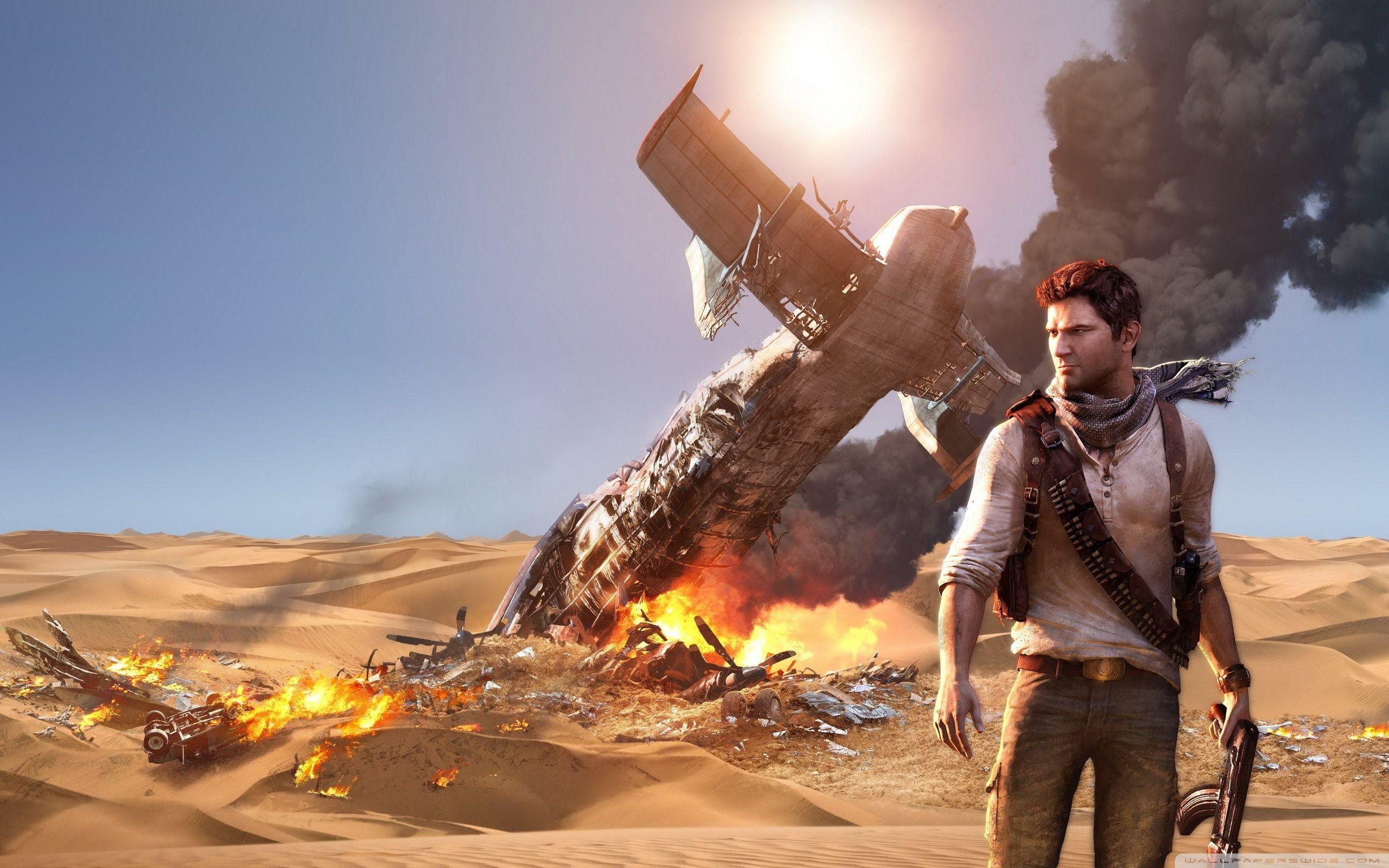 Uncharted 3, Drakes Deception, 4K, Abenteuer, Action, 2560x1600 HD Desktop