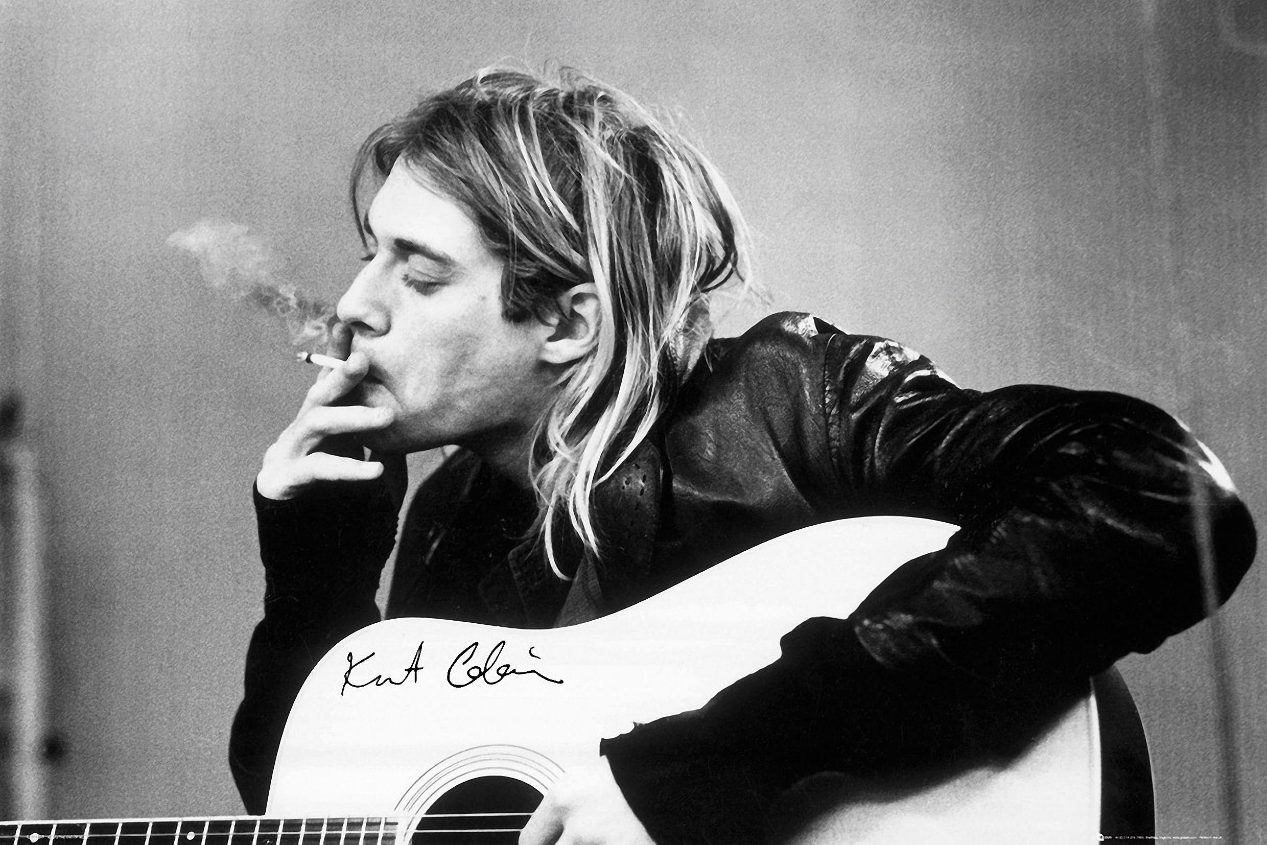 Kurt Cobain, HD, Musiker, Gitarre, Grunge, 2480x1660 HD Desktop