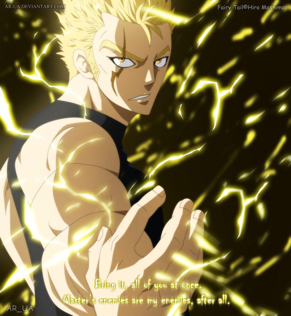 Laxus Dreyar, Fairy Tail, Anime-Bild, Manga, Zauber, 1110x1200 HD Handy