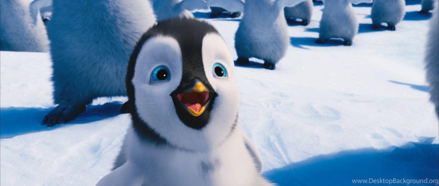 Erik, Pinguin, Happy Feet 2, Desktop, Cartoon, 1800x770 Dual Screen Desktop