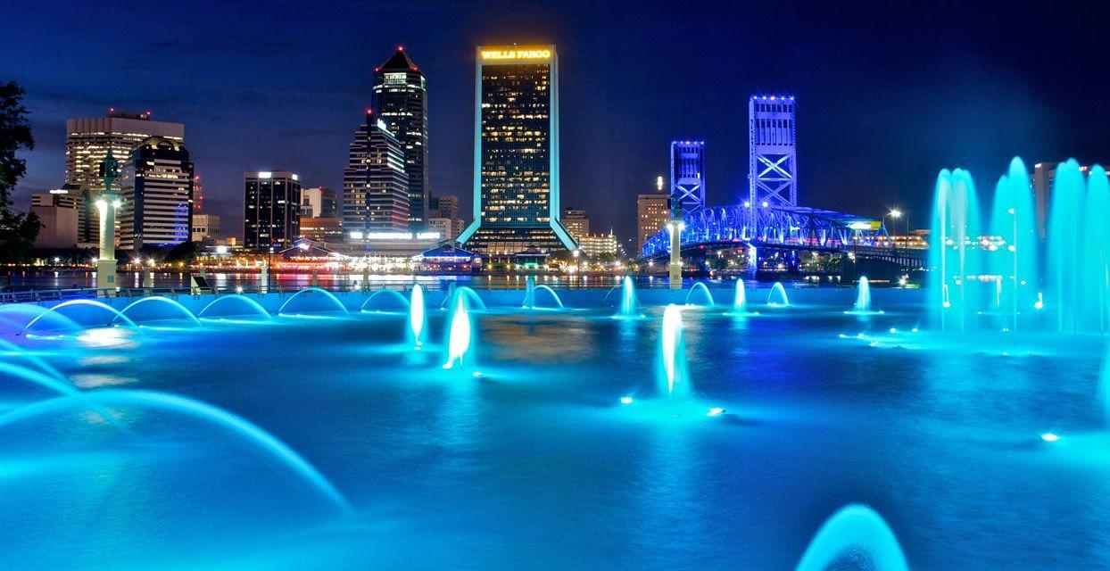 Jacksonville, Florida, Karte, Zip Code, USA, 1250x640 HD Desktop