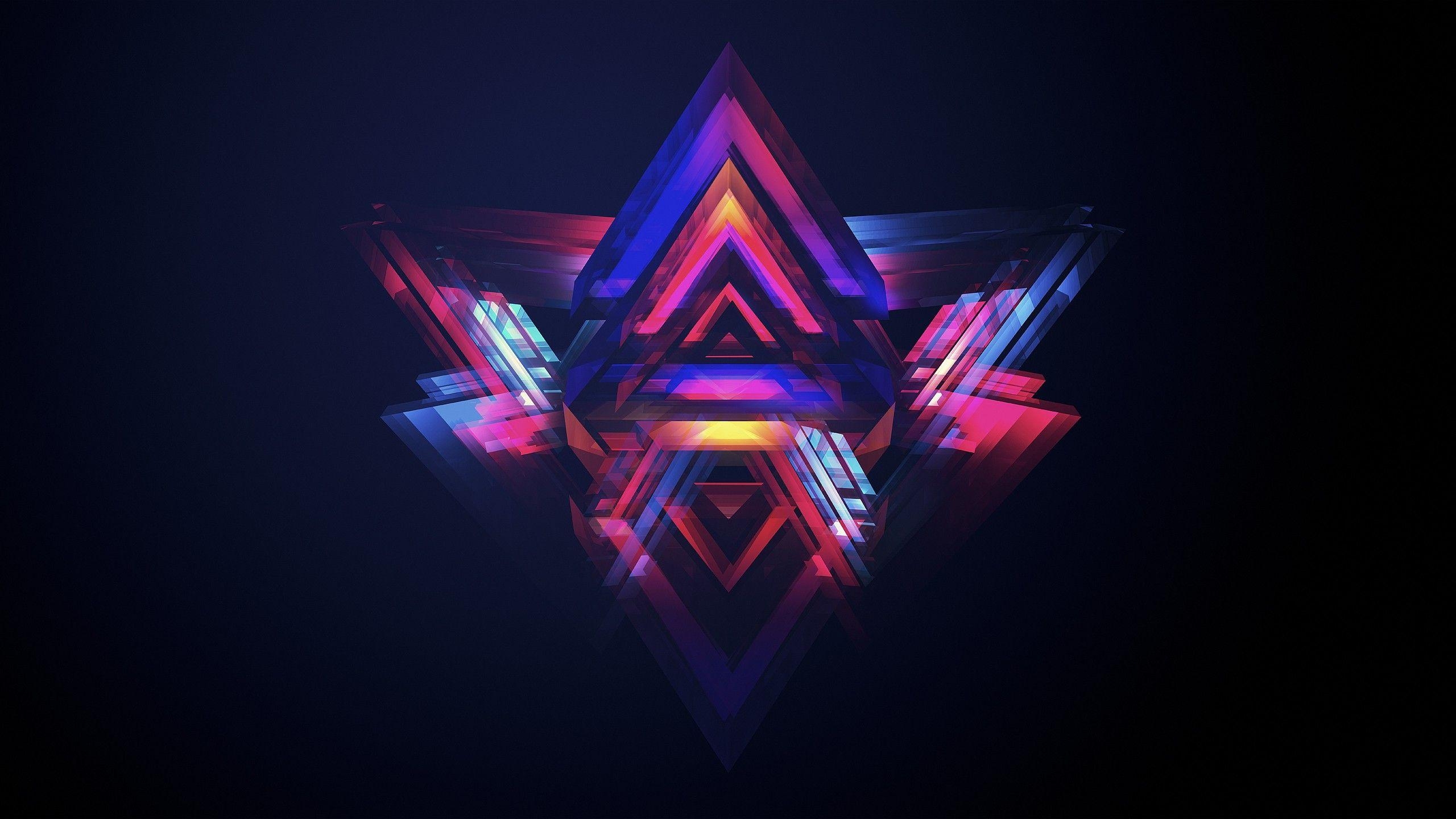 Facets, Justin Maller, Abstrakt, HD, Mobil, 2560x1440 HD Desktop