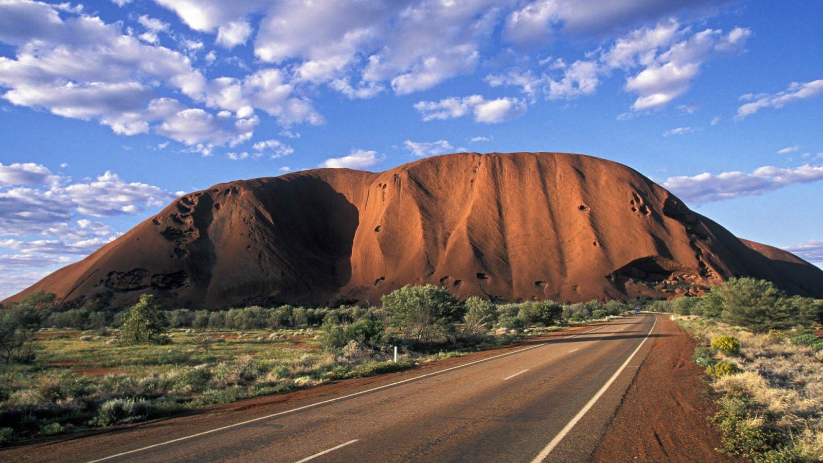 Uluru, Highway, Reise, Landschaft, Australien, 1600x900 HD Desktop