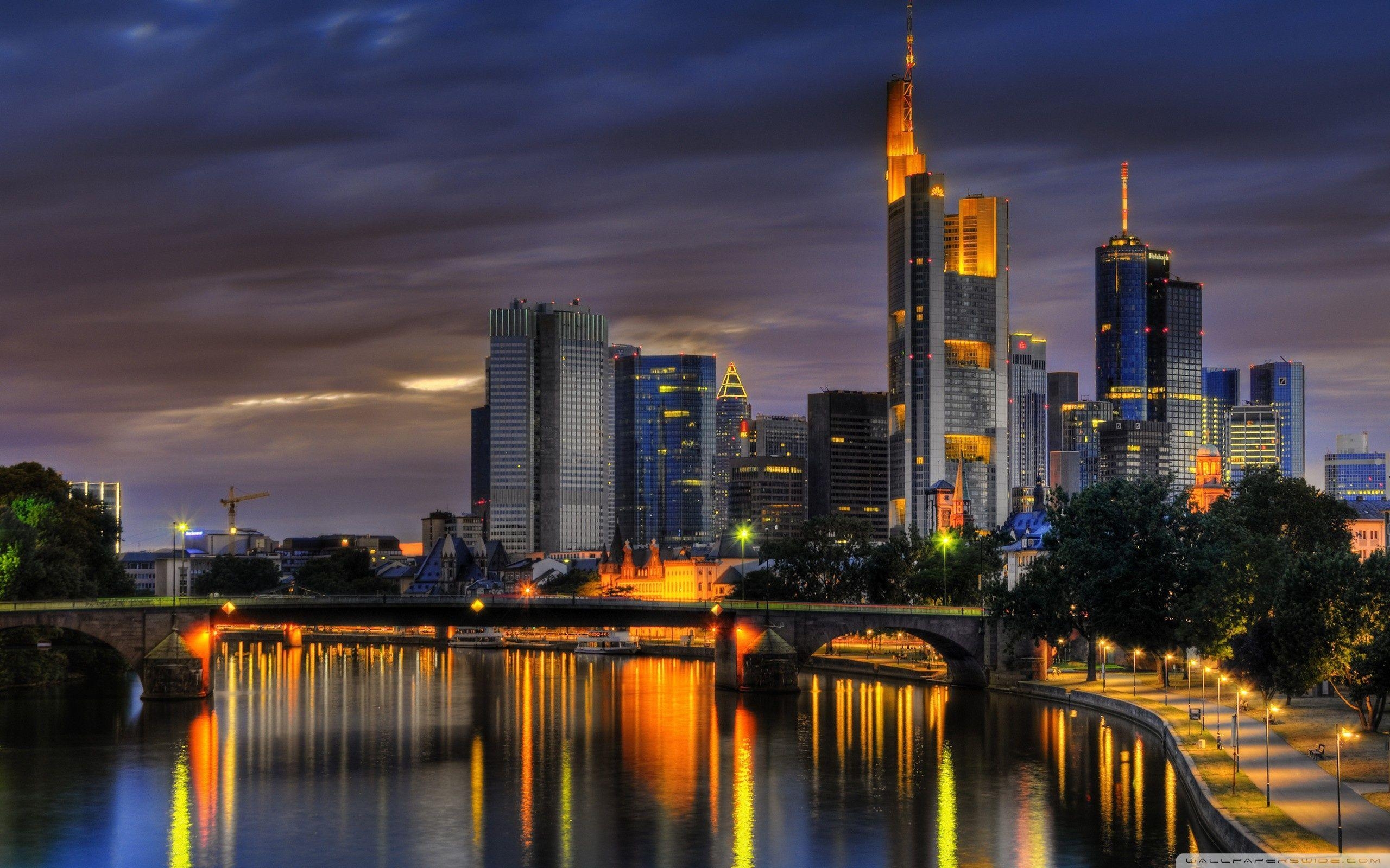 Frankfurt, Deutschland, 4K HD, Desktop, Fernsehen, 2560x1600 HD Desktop