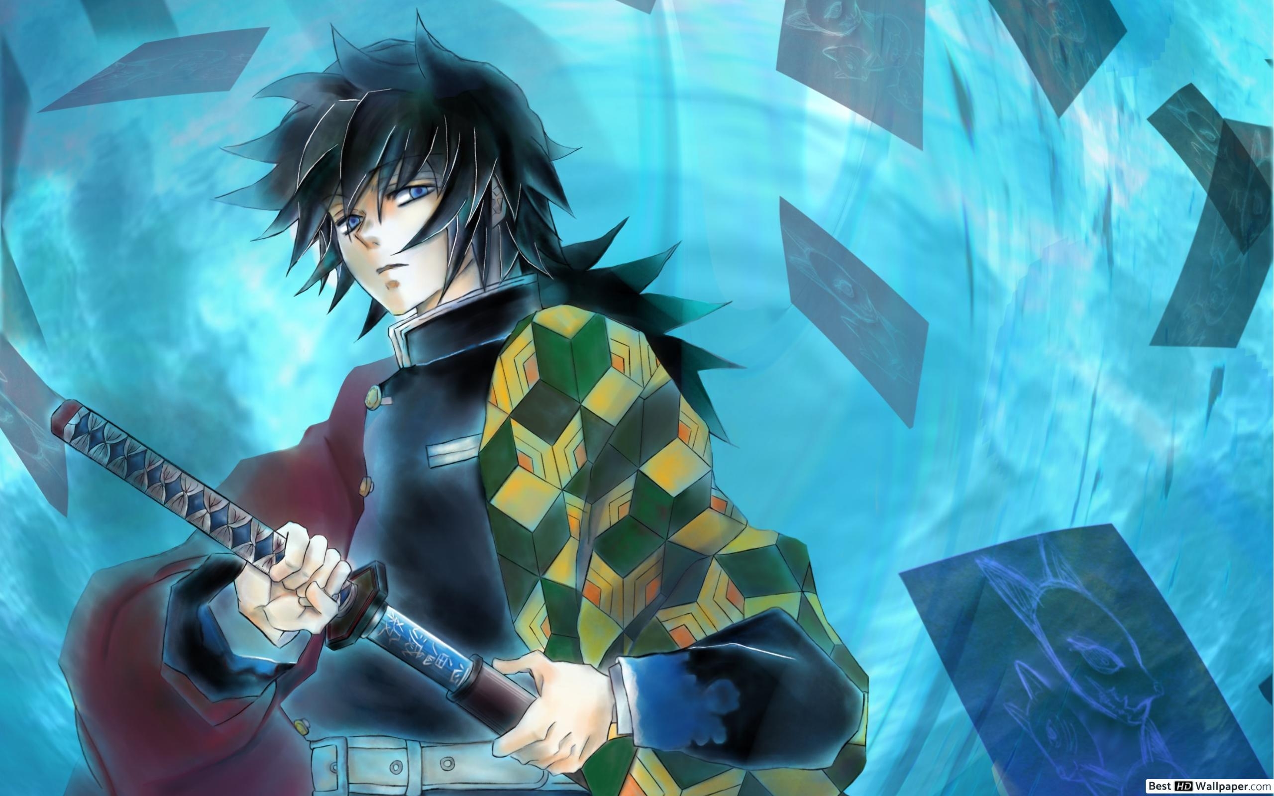 Demon Slayer, Giyuu Tomioka, Kimetsu No Yaiba, HD, Hintergrund, 2560x1600 HD Desktop