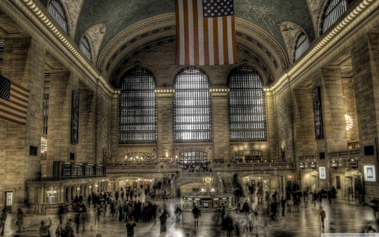 Grand Central, New York, Reisen, Bahnhof, Architektur, 1440x900 HD Desktop