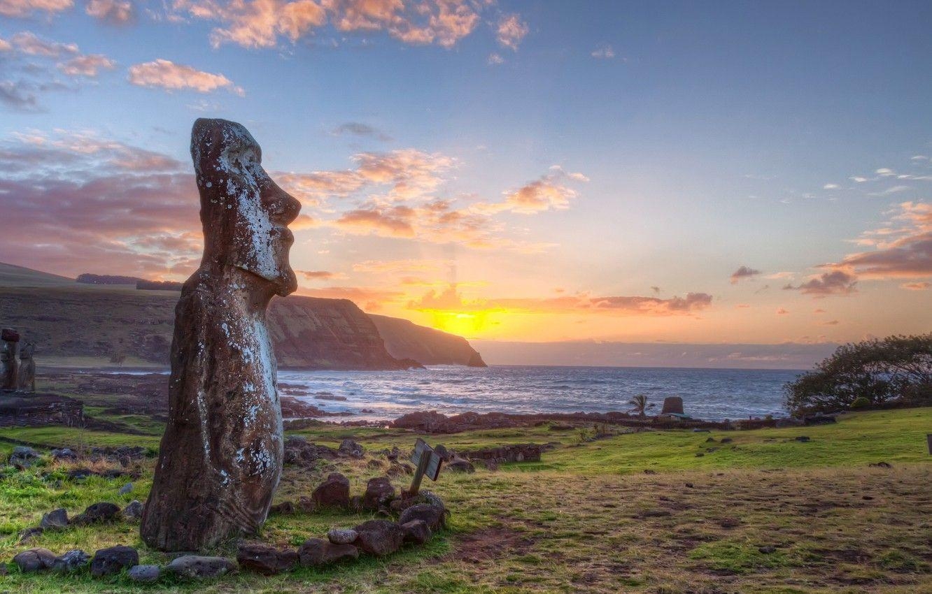 Osterinsel, Rapa Nui, Bild, Desktop, Landschaft, 1340x850 HD Desktop