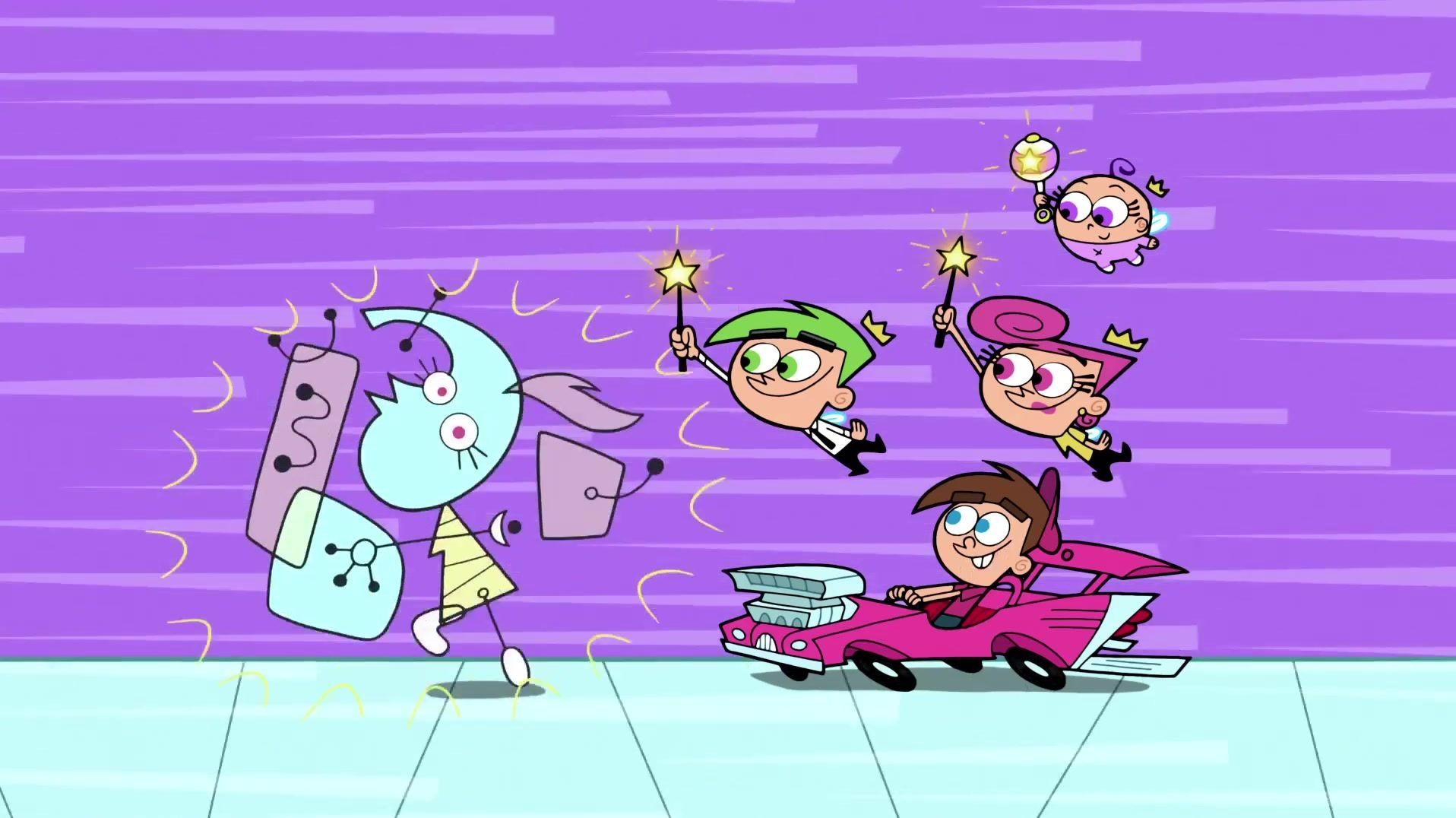 Cosmo, RW, Hintergrund, Cartoon, Nickelodeon, 1920x1080 Full HD Desktop