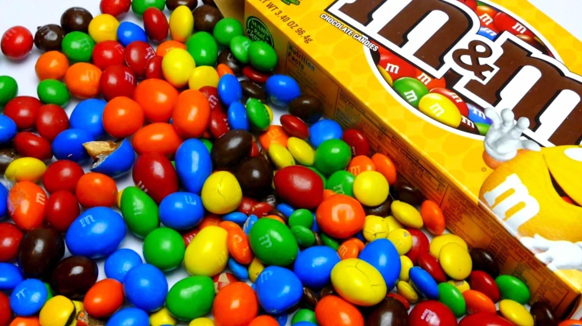 M&Ms, Hintergrund, Farbenfroh, Süßigkeiten, Schokolinsen, 1930x1080 HD Desktop