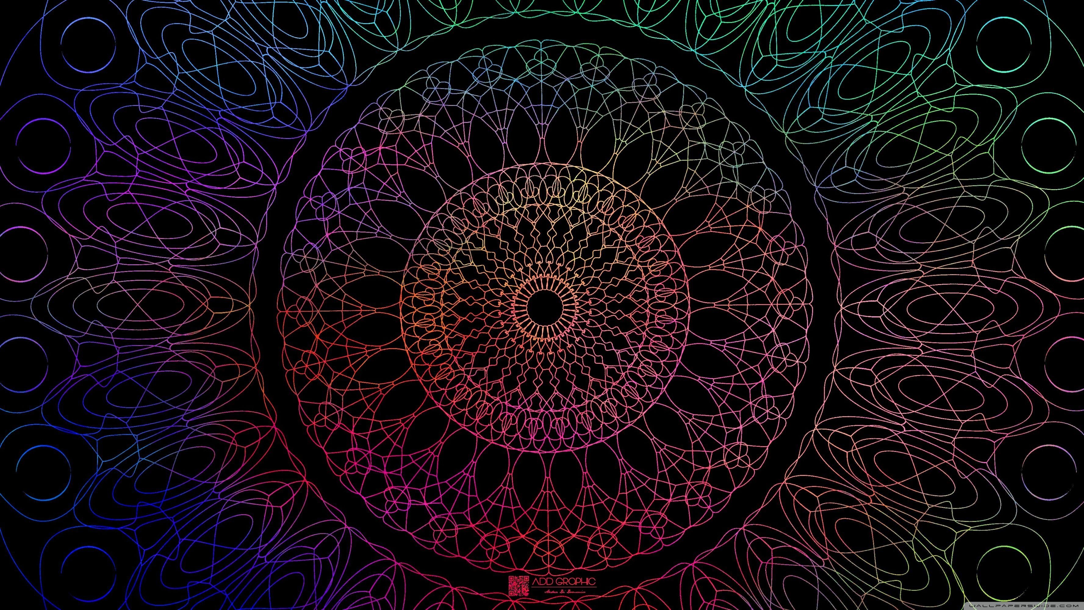 Mandala, 4K, Ultra HD, Desktop, TV, 3560x2000 HD Desktop