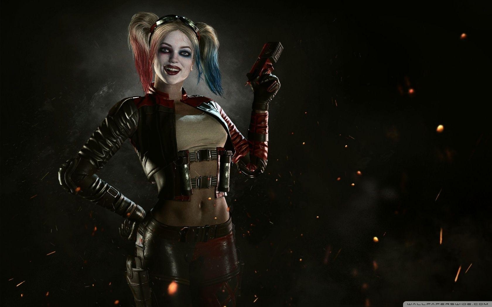 Injustice 2, Harley Quinn, 4K, HD, Desktop, 1680x1050 HD Desktop