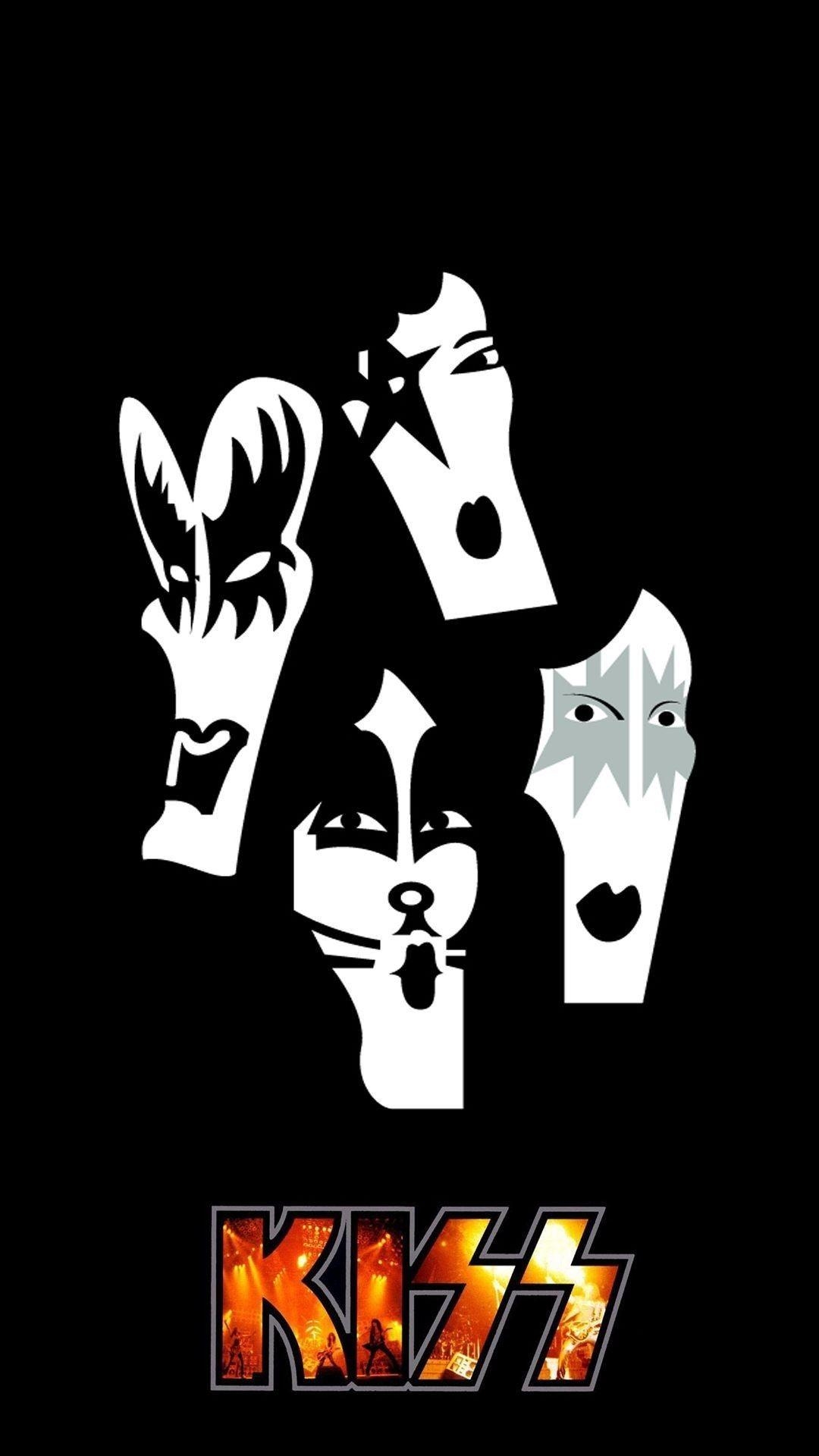 KISS Band, iPhone, Hintergrund, Rockbands, Zufall, 1080x1920 Full HD Handy