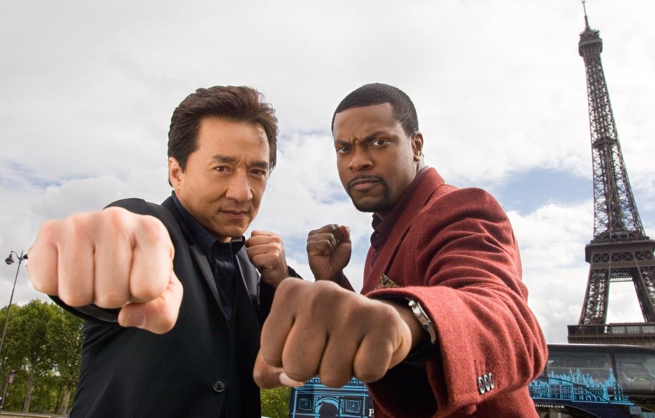 Jackie Chan, Chris Tucker, Rush Hour, Film, Bild, 1340x850 HD Desktop