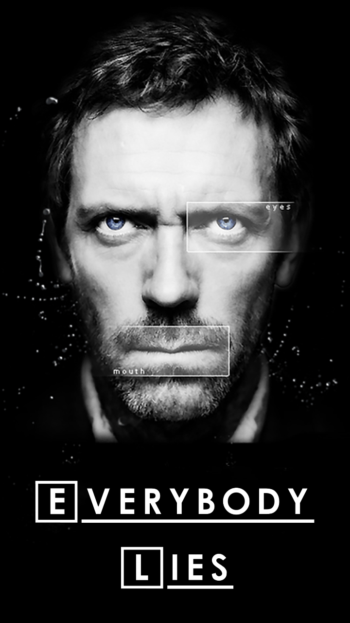 Dr House, Schwarzweiß, MD, Stellungnahmen, Hintergrund, 720x1280 HD Handy