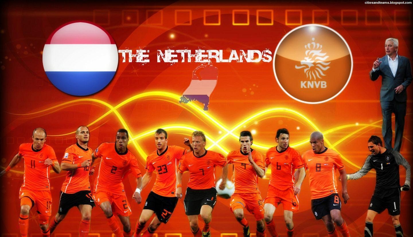 Niederlande, Fußballnationalteam, Hintergrundbild, 1440x830 HD Desktop