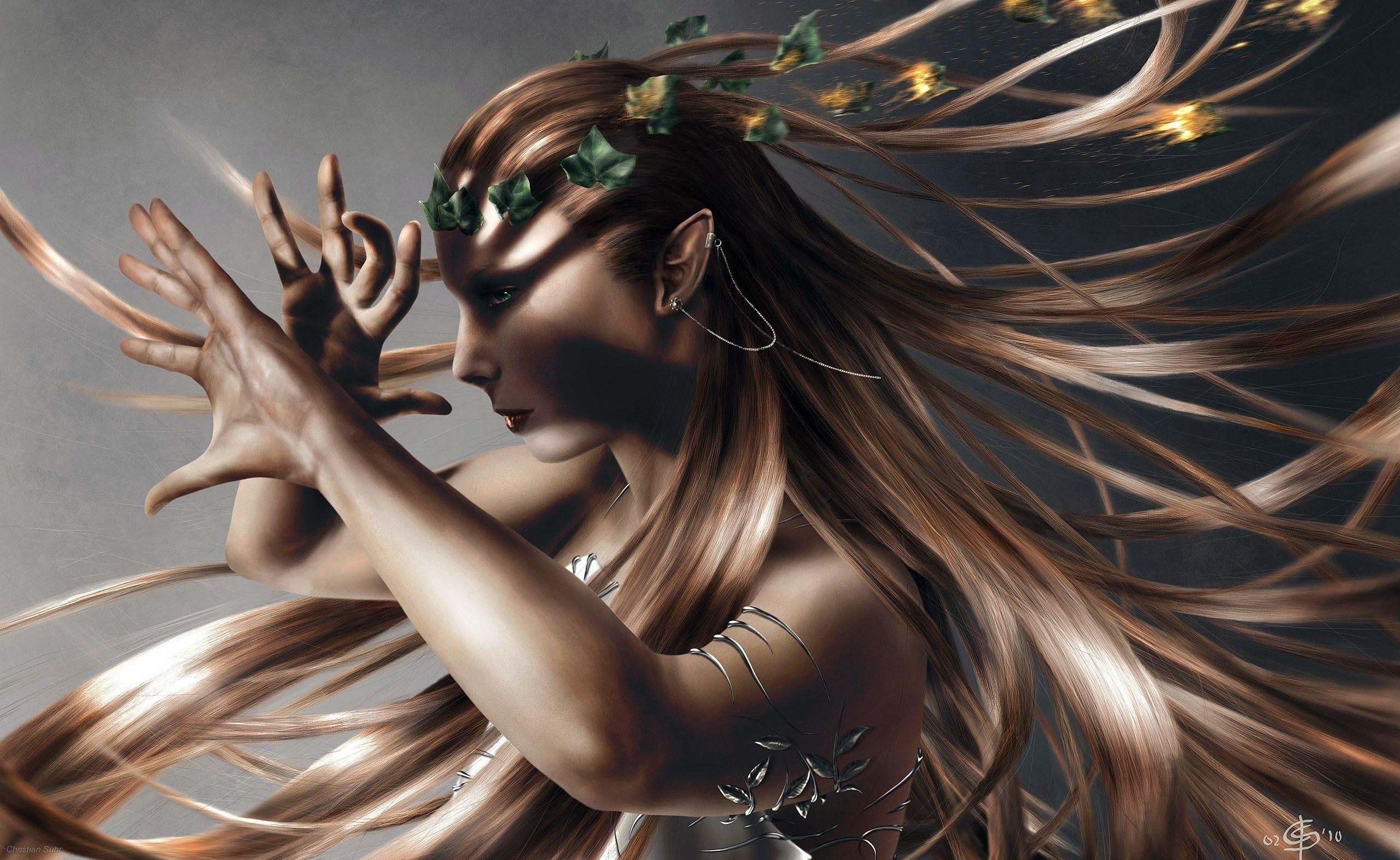 Elf, Fantasy, Magie, Kreatur, Mystisch, 2560x1580 HD Desktop