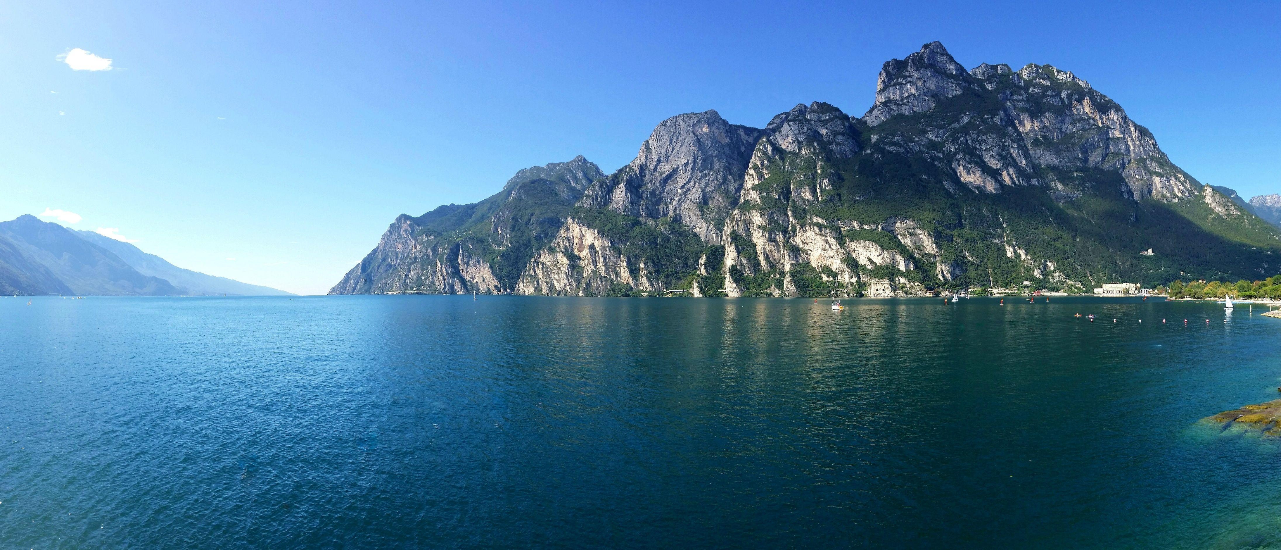 Gardasee Panorama, Kamera, Europa, Italien, Landschaft, 4390x1890 4K Desktop