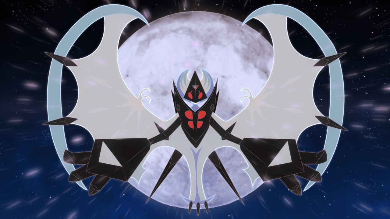 Lunala, Anime, Ultra Solgaleo, HD, Pokémon, 1280x720 HD Desktop